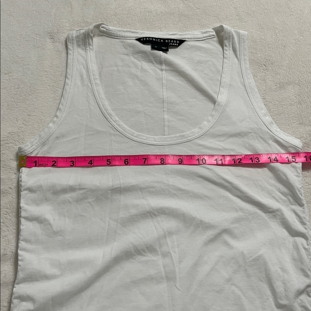 Veronica Beard White Tank Top - Picture 5 of 5